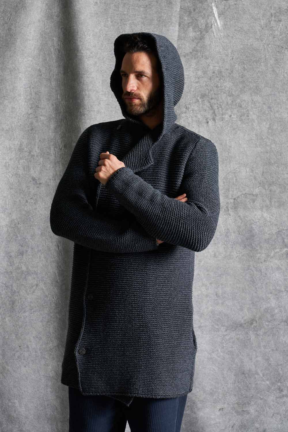 Cappotto uomo in lana MKN033