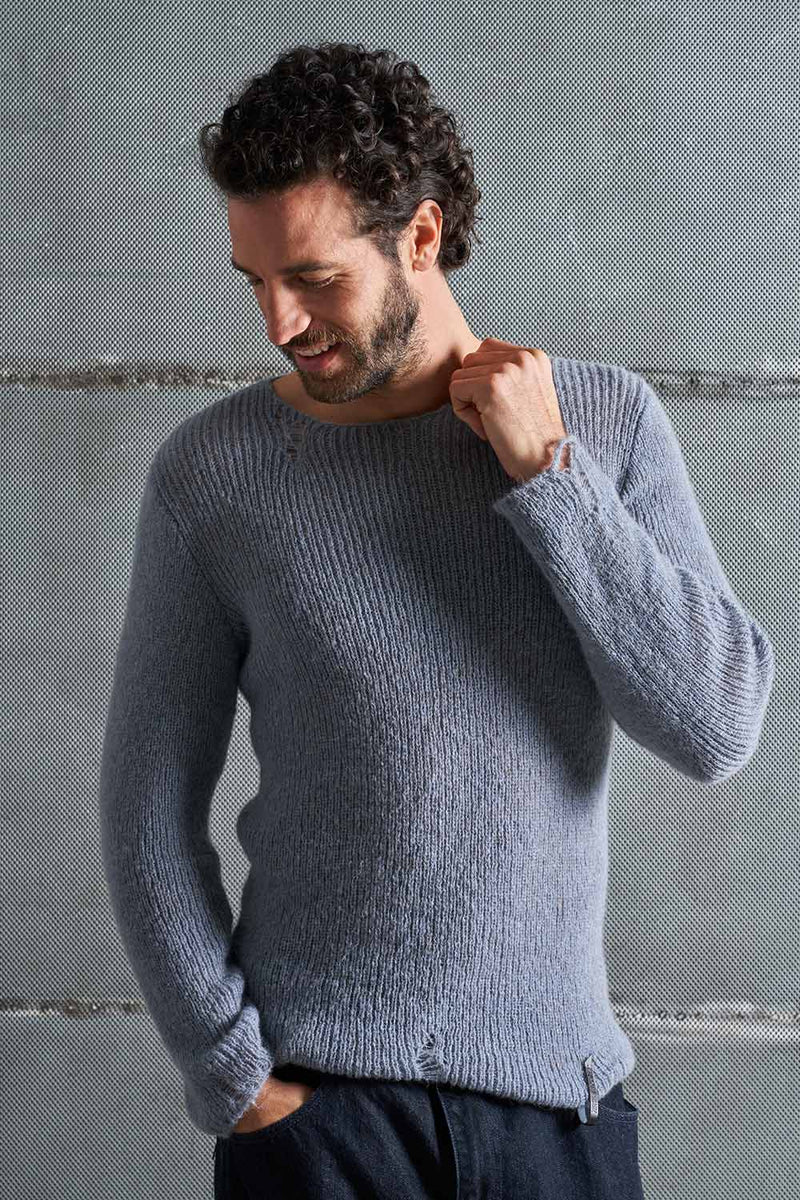 Maglione uomo in mohair MKN065