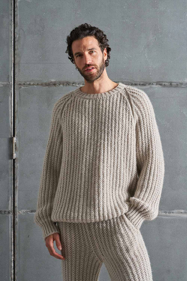 Maglione uomo in lana merino MKN067