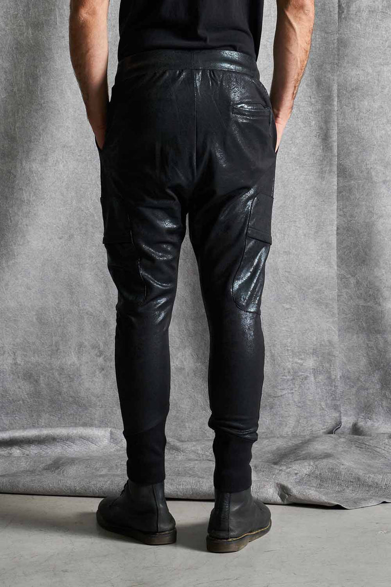 Pantalone jogger uomo effetto coat MPA002 K251