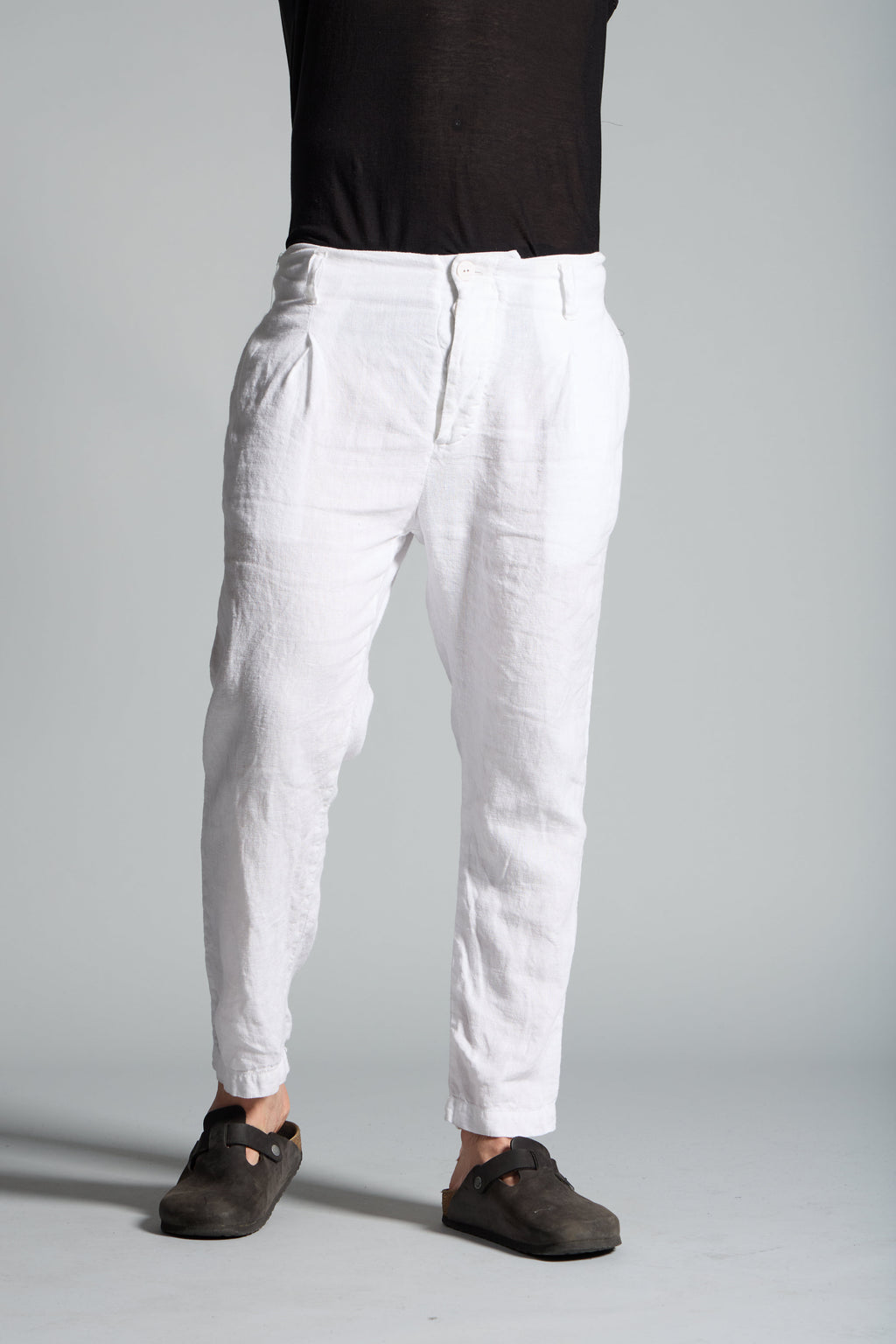 Pantalone in lino uomo MPA009 W142