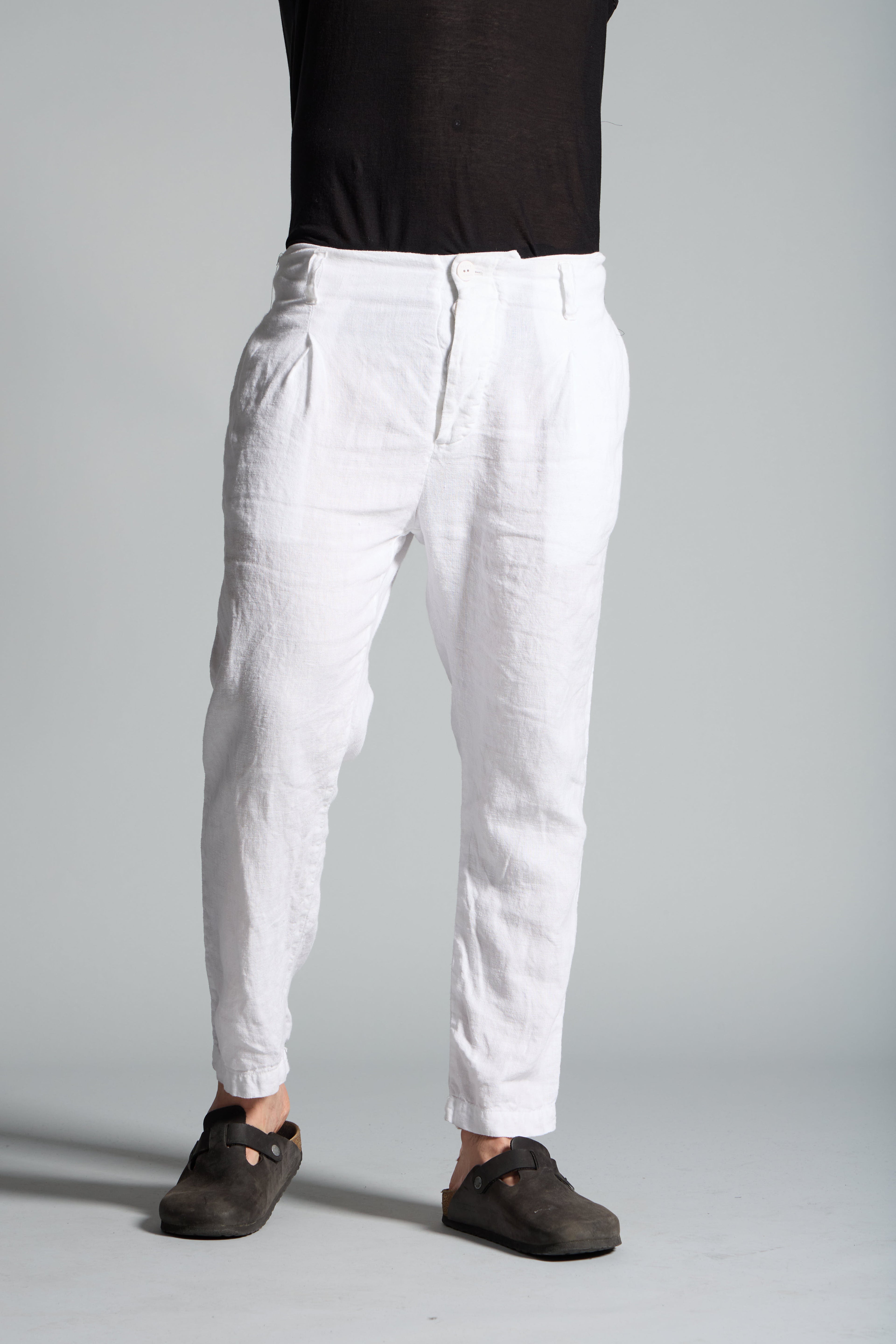 Pantalone in lino uomo MPA009 W142