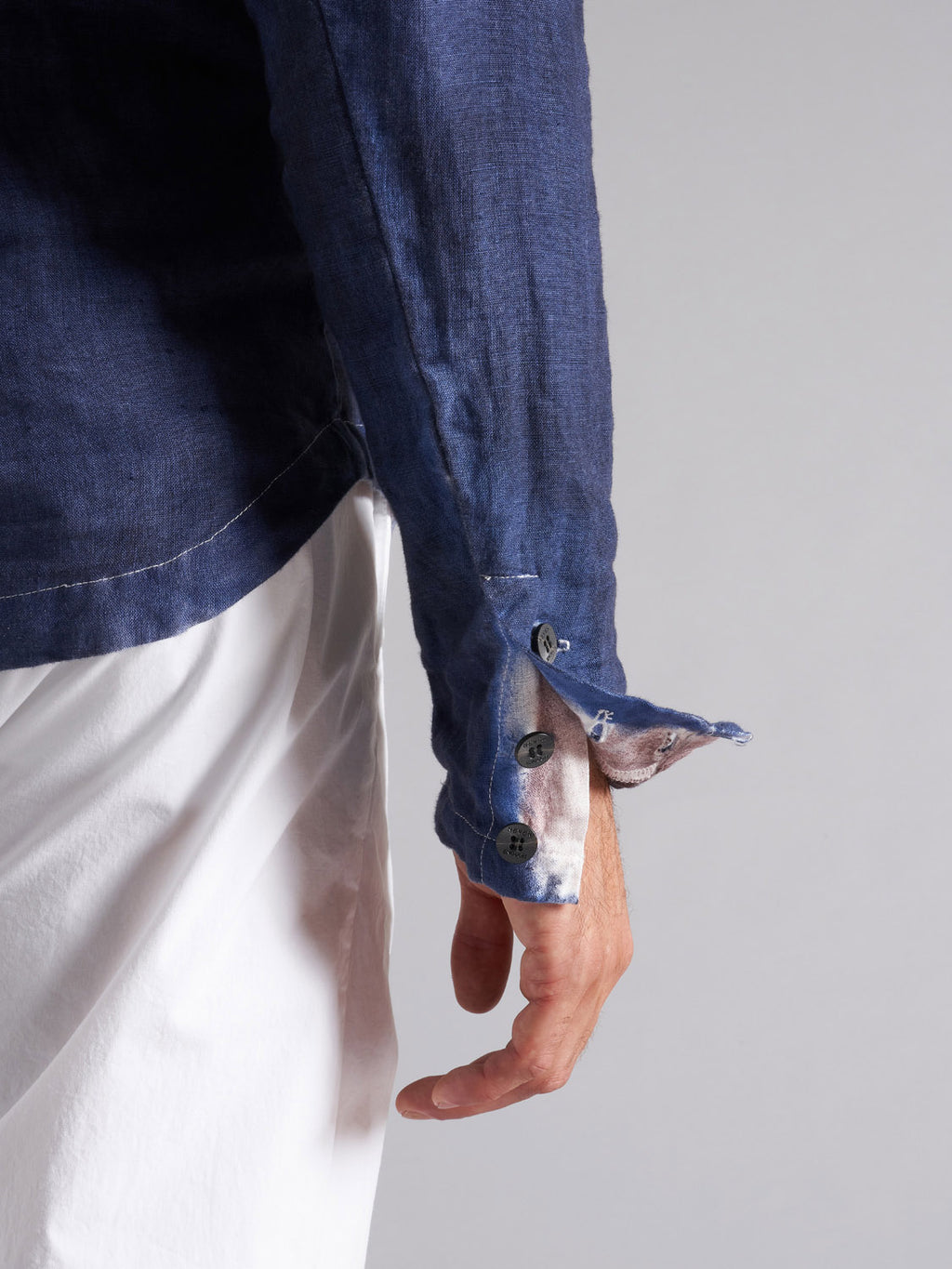 Giacca camicia in lino uomo MJA043 SH 0