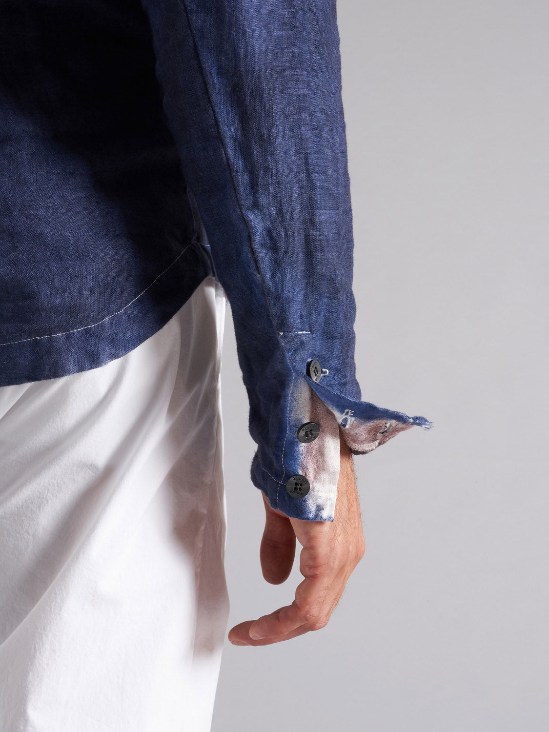 Men's linen shirt jacket MJA043 SH 0