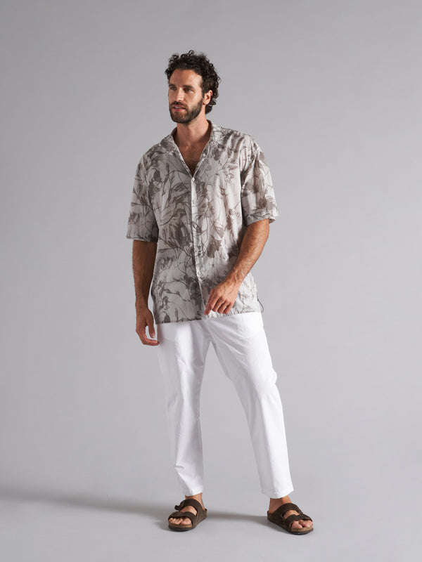 Camicia bowling in cotone a maniche corte uomo MSH004 W150 PR1