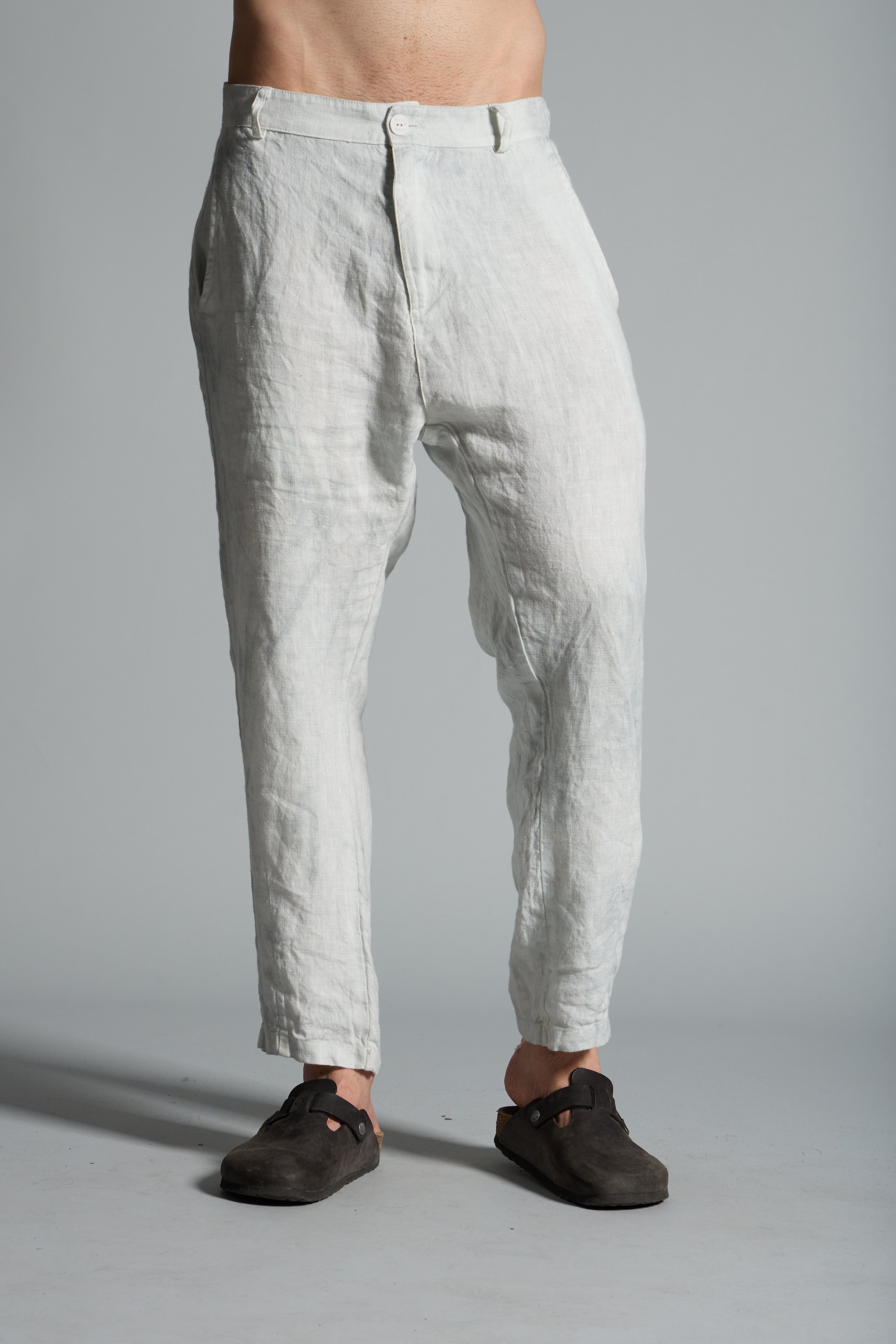 Pantalone in 100% lino uomo MPA011