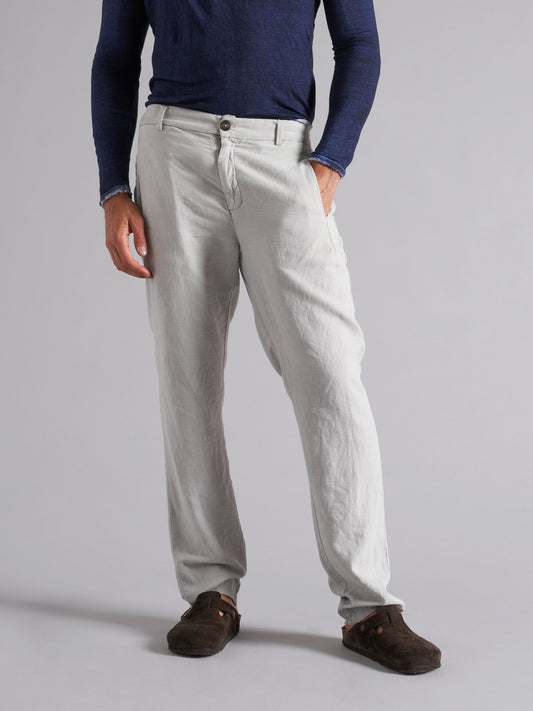 Pantalone in lino-cotone uomo MPA012
