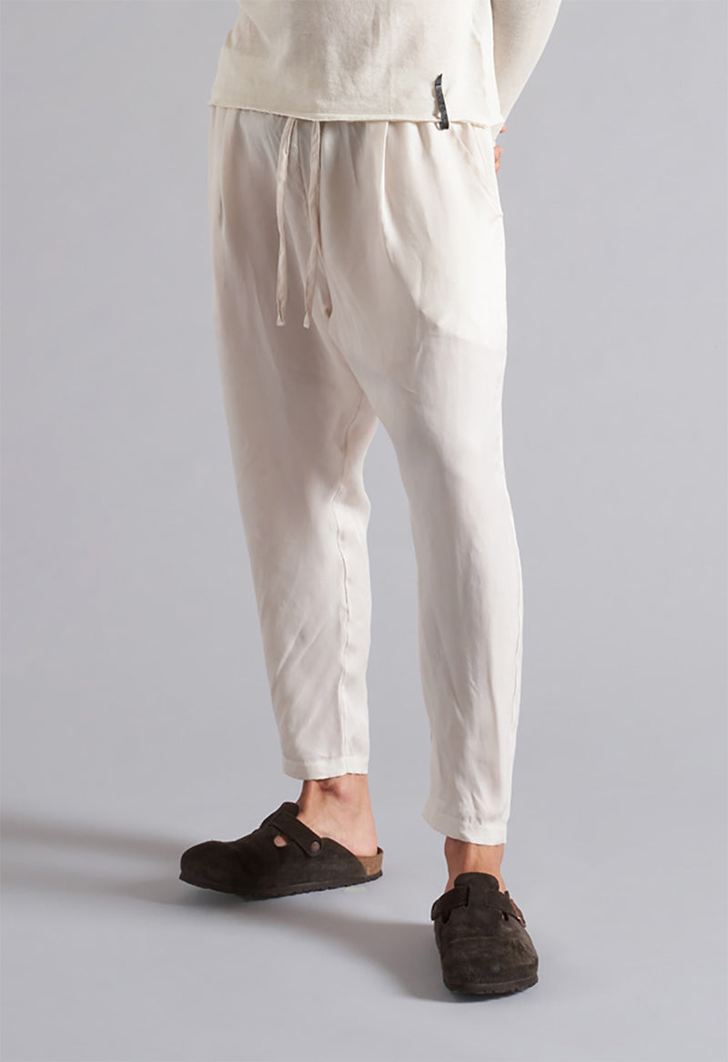 MPA020 W121 men's cupro trousers