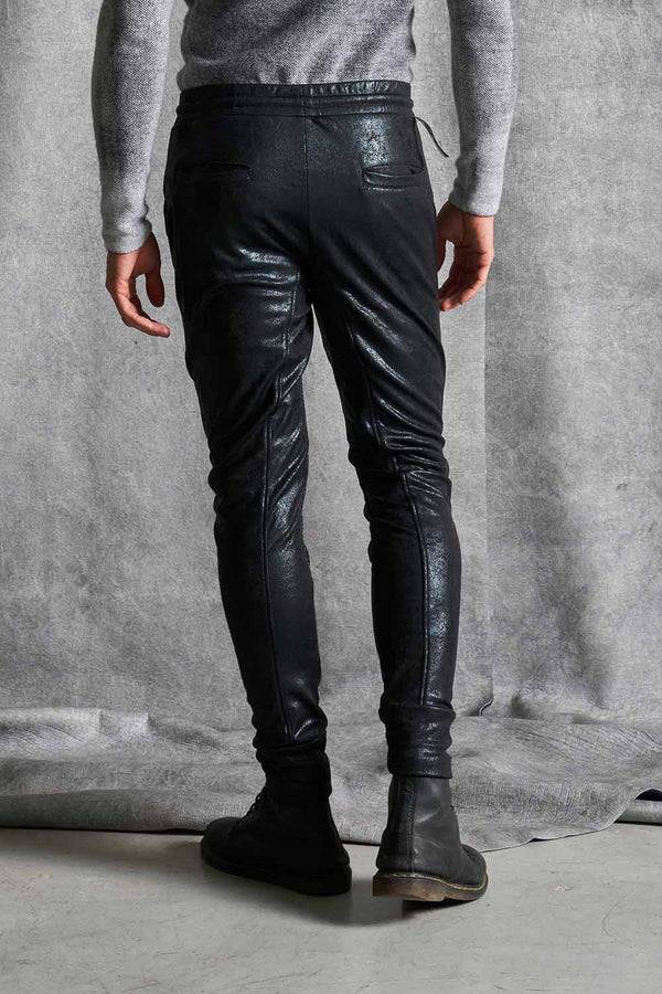 Pantalone uomo effetto pelle MPA033