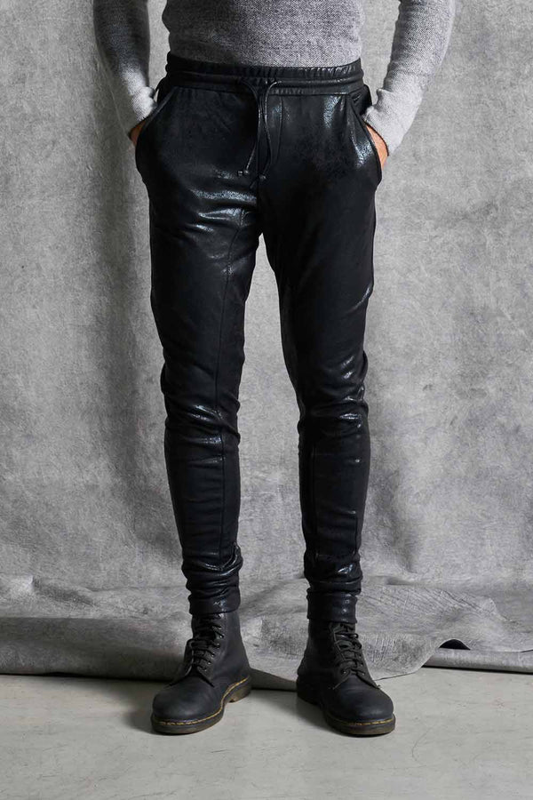 Pantalone uomo effetto pelle MPA033