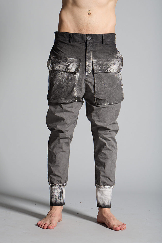 Pantalone in cotone uomo MPA054 effetto coat