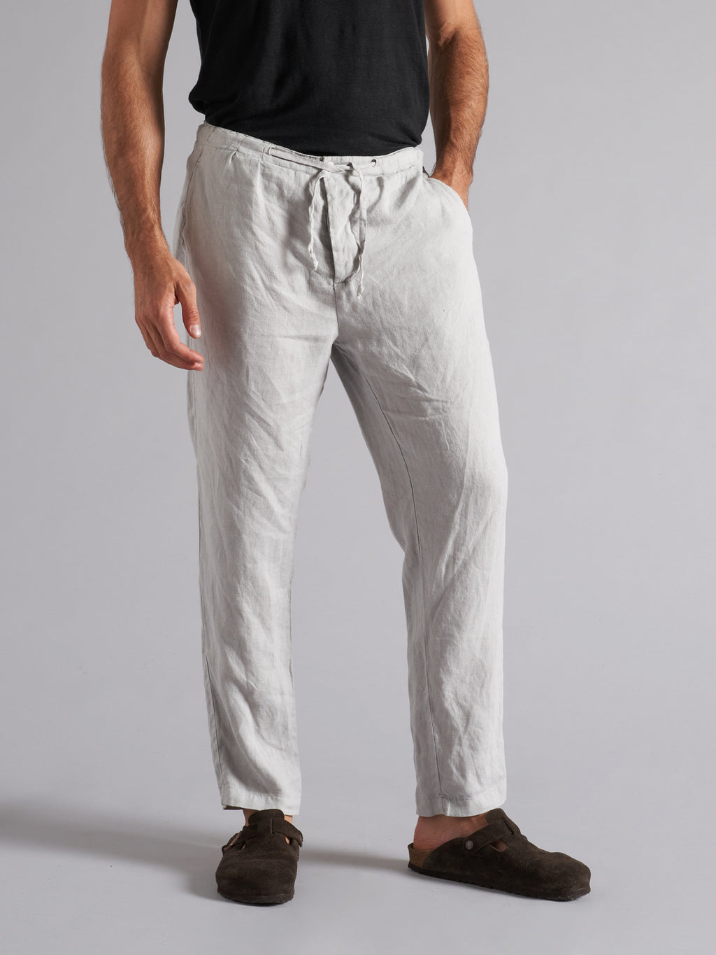 Pantaloni uomo in puro lino MPA060