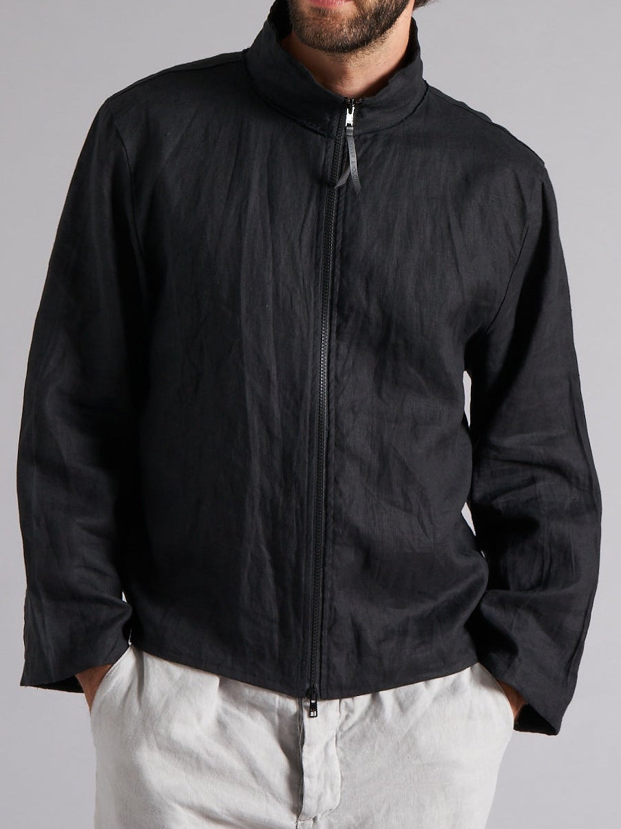 Giacca camicia in lino uomo MJA044