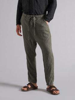 MPA061 men's linen trousers