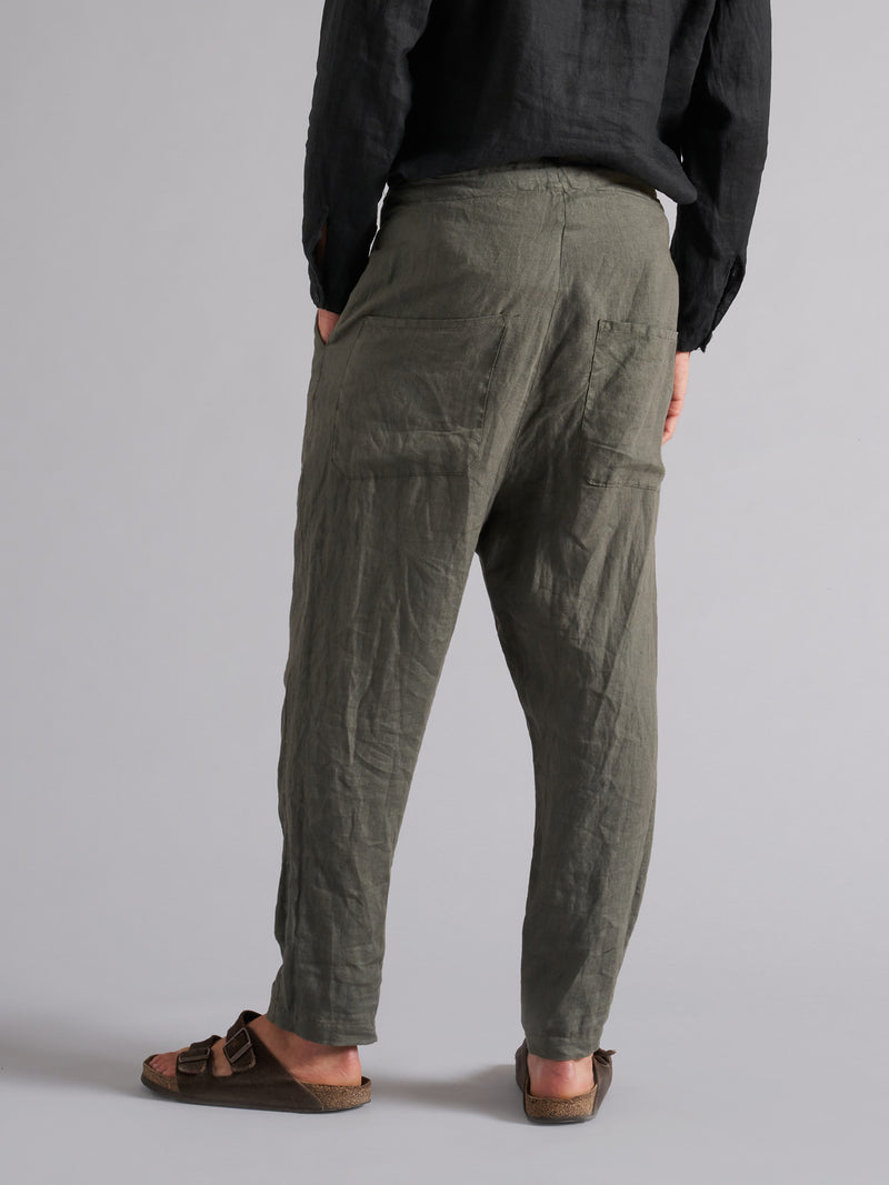 Pantalone in lino uomo MPA061