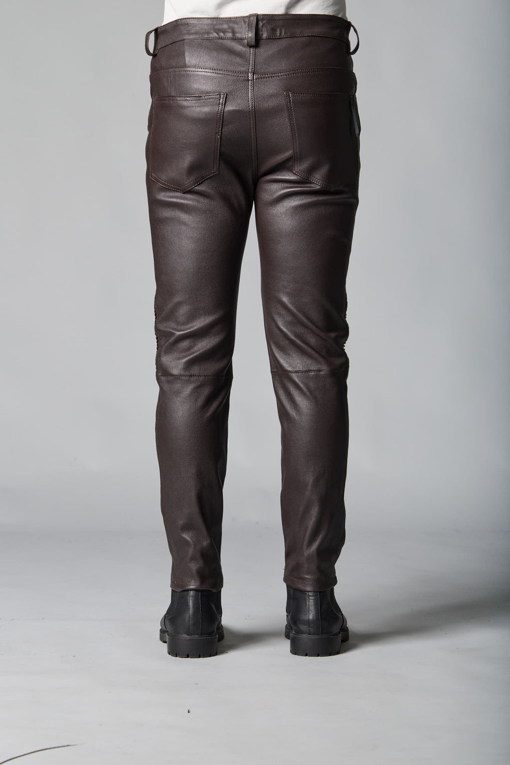 Pantalone in pelle uomo MPAL002