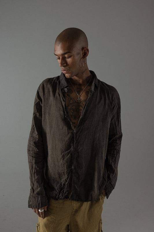 Men's cotton shirt MSL009 W062 COAT