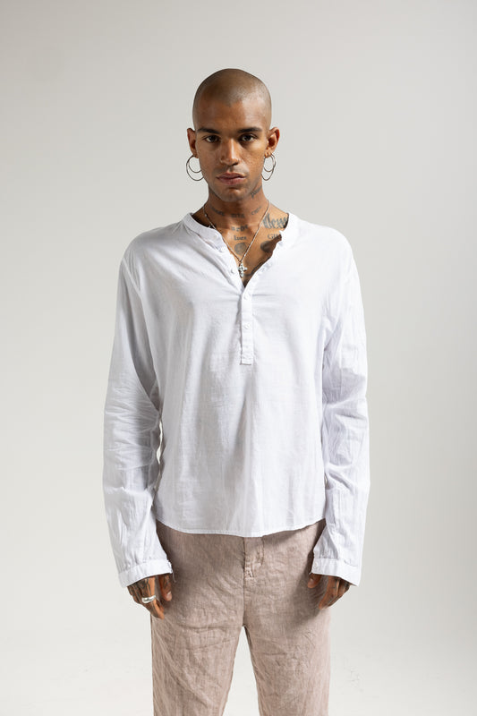Camicia in cotone a maniche lunghe MSL016