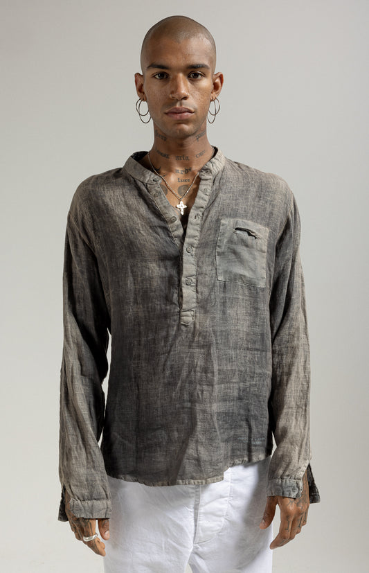 Camicia in lino a maniche lunghe MSL025 SH 0