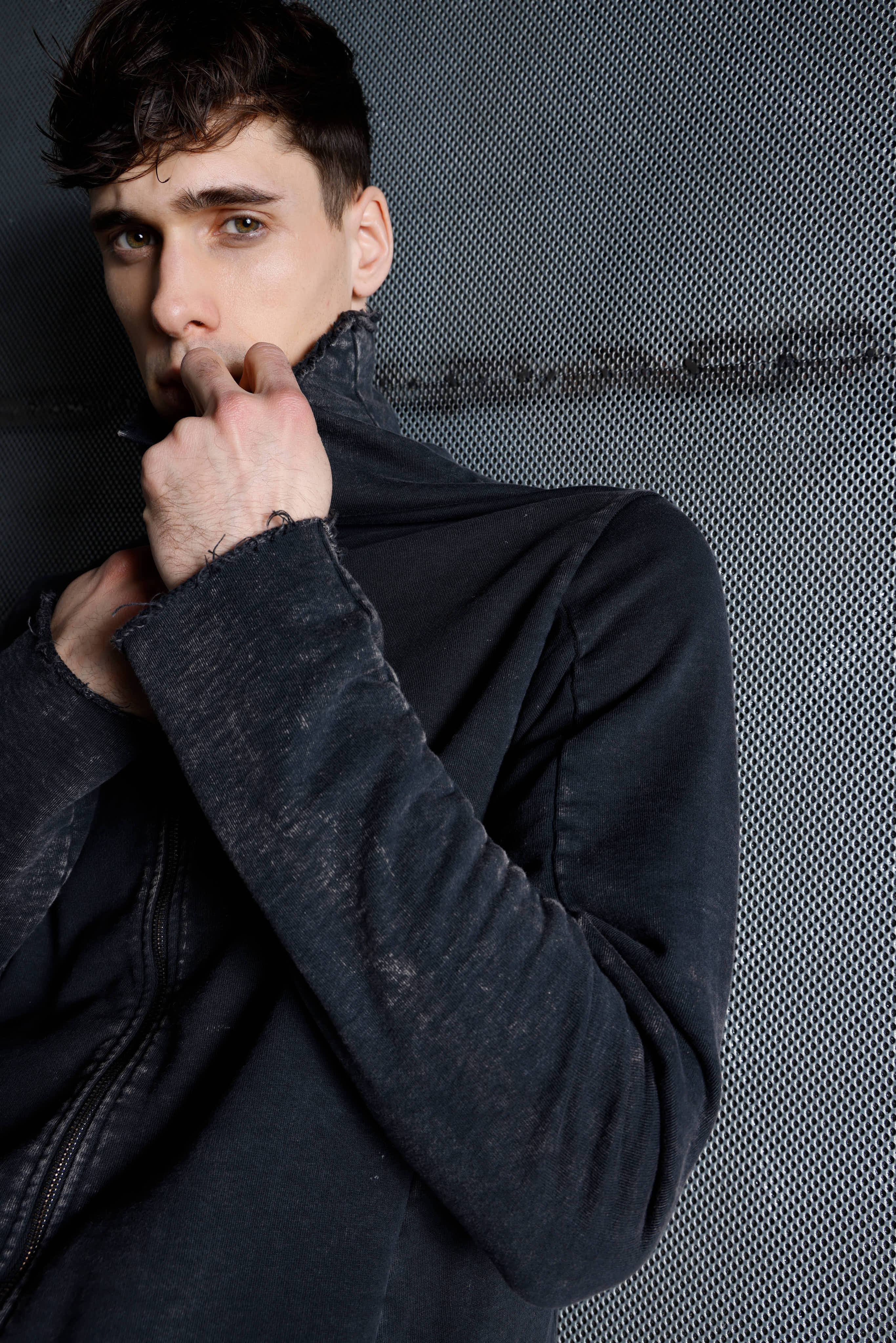 FELPA UOMO IN COTONE MSW007 K375 MARM