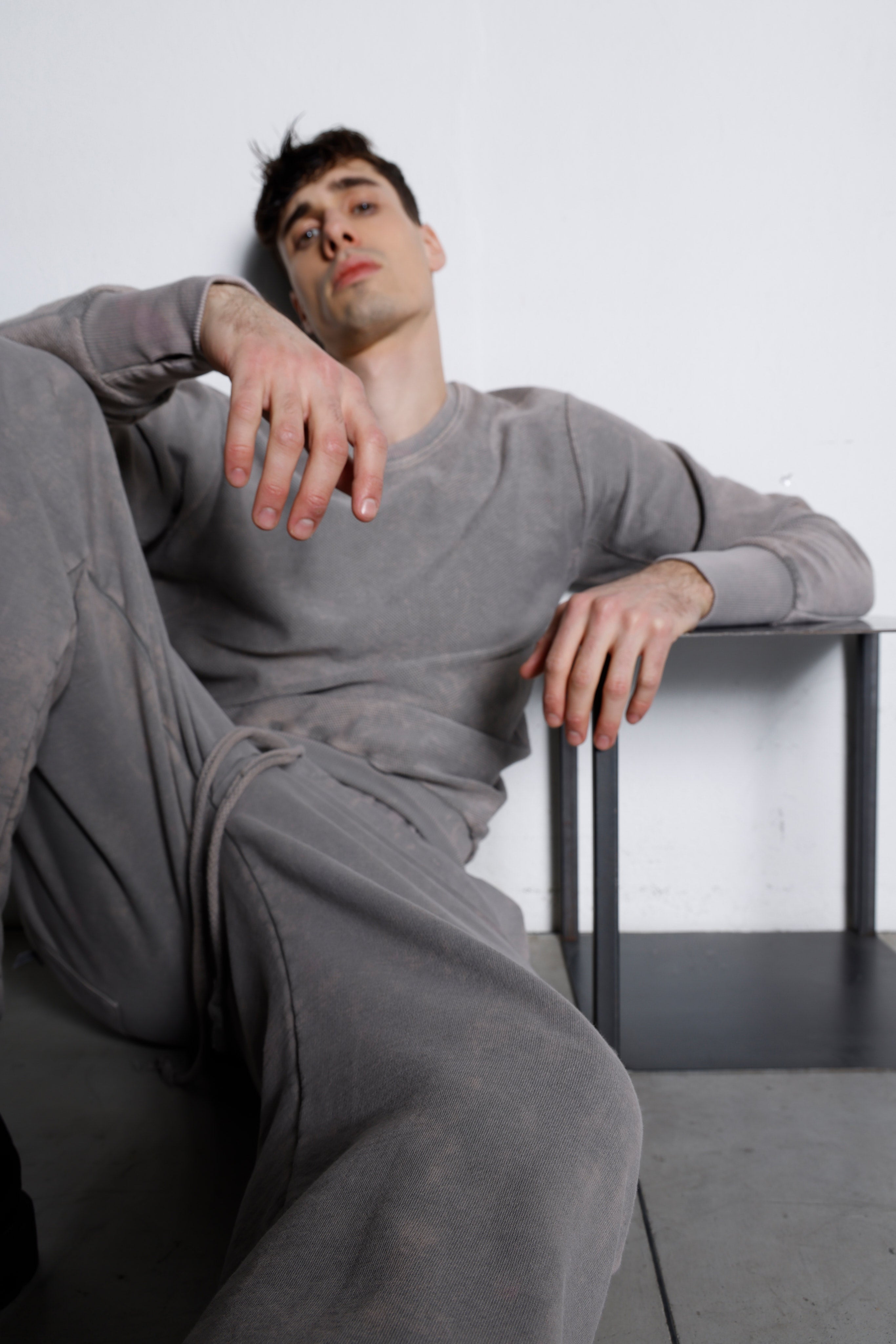 FELPA UOMO IN COTONE MSW012 K375 MARM