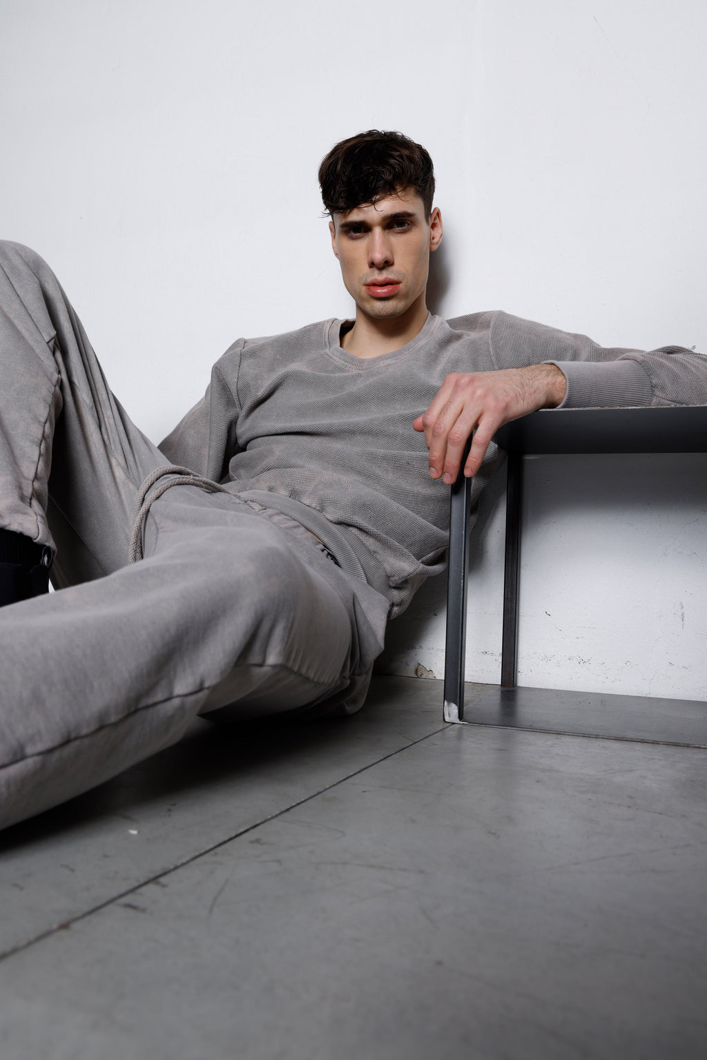 FELPA UOMO IN COTONE MSW012 K375 MARM