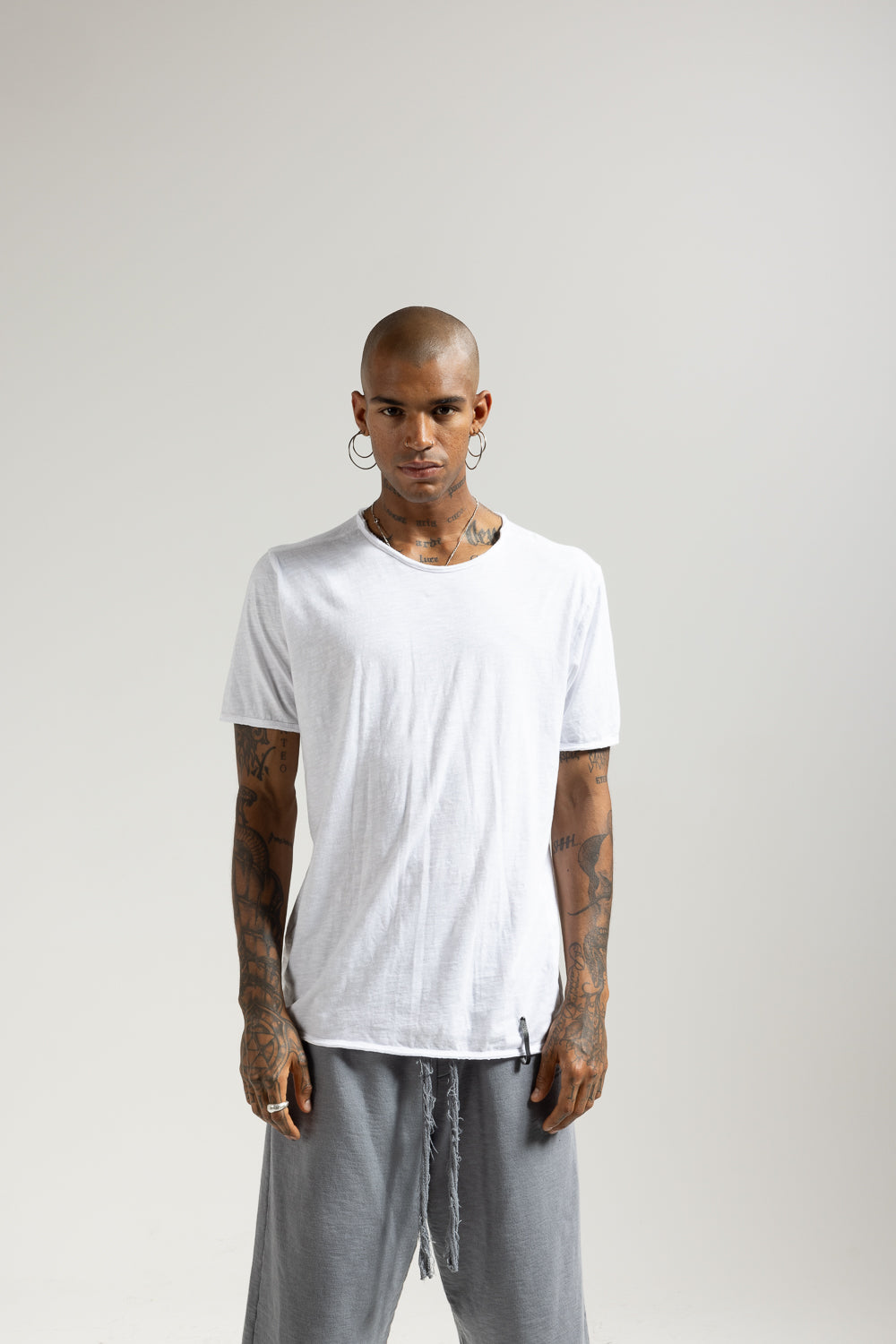 Short-sleeved t-shirt in slub cotton MTH042