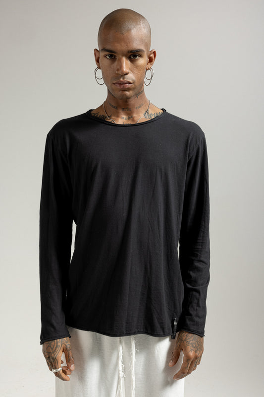 Maglia in jersey cotone uomo tinta in capo MTL009