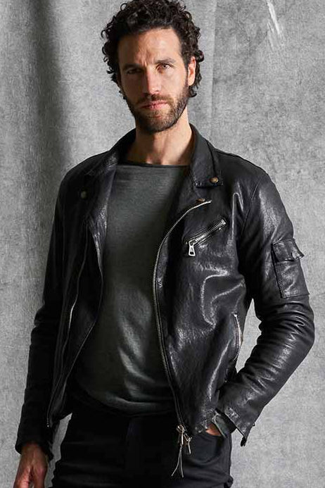 Leather jacket MJL006