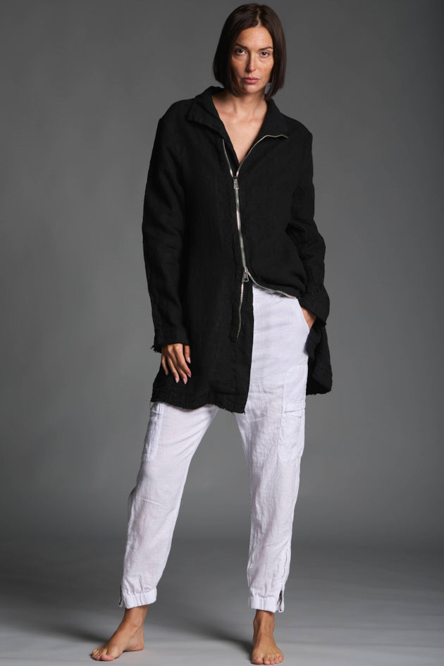 Pantalone in lino donna LMPA069 W045