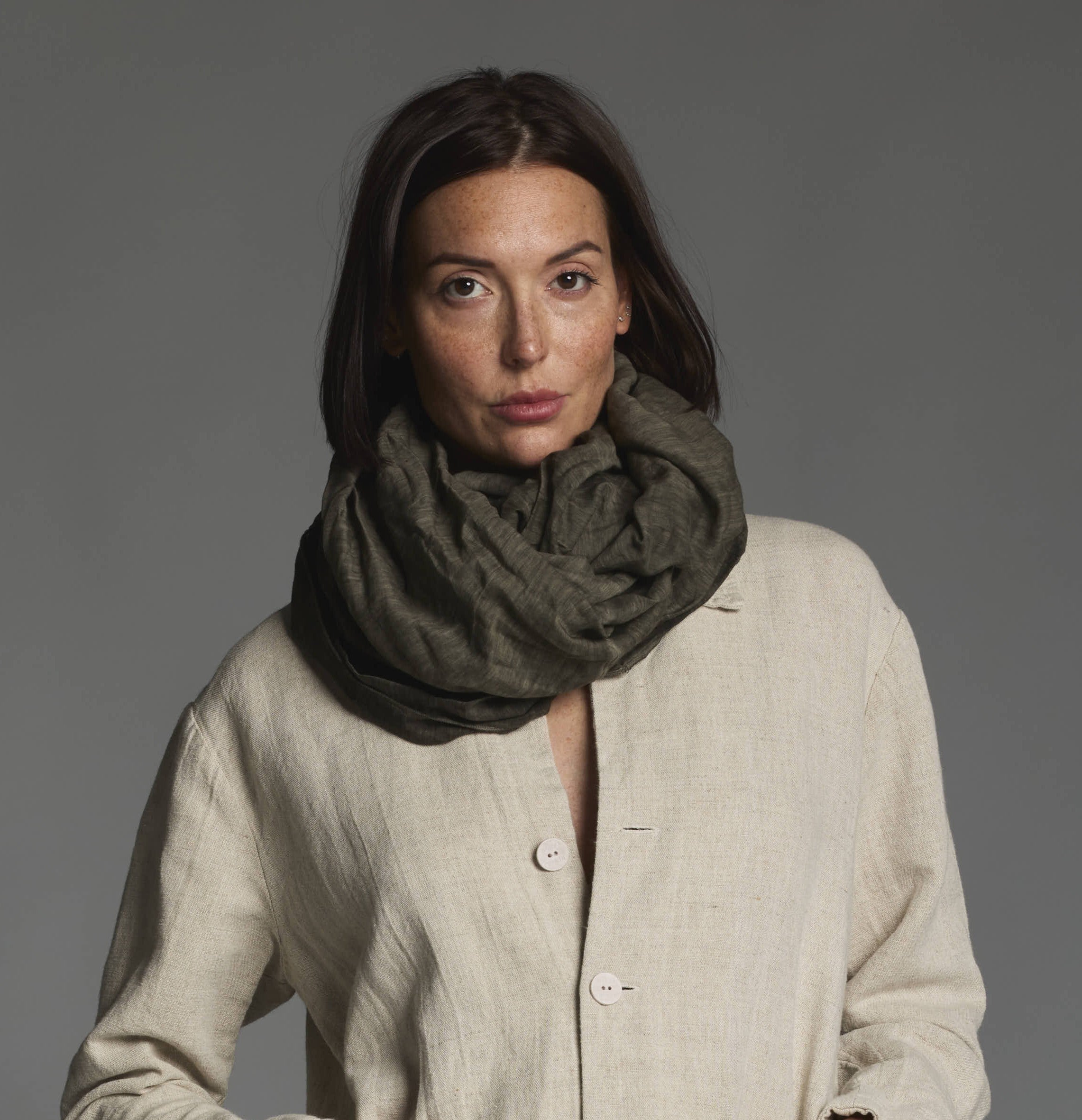Sciarpa girocollo seta cotone tinto a mano SCARF 04