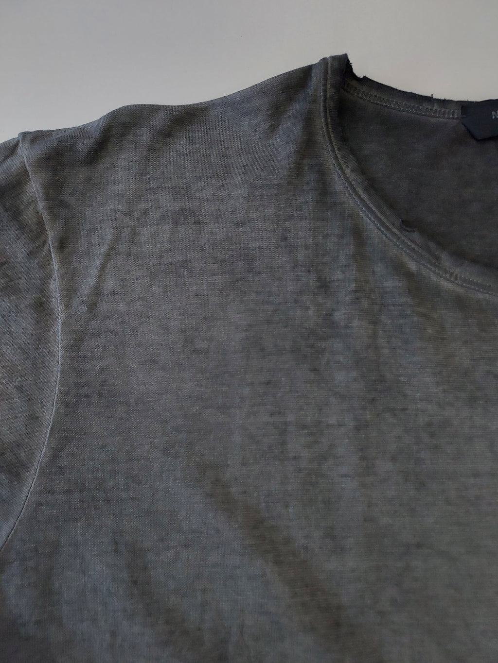 Maglietta cotone 100% uomo MTH069 taglio vivo