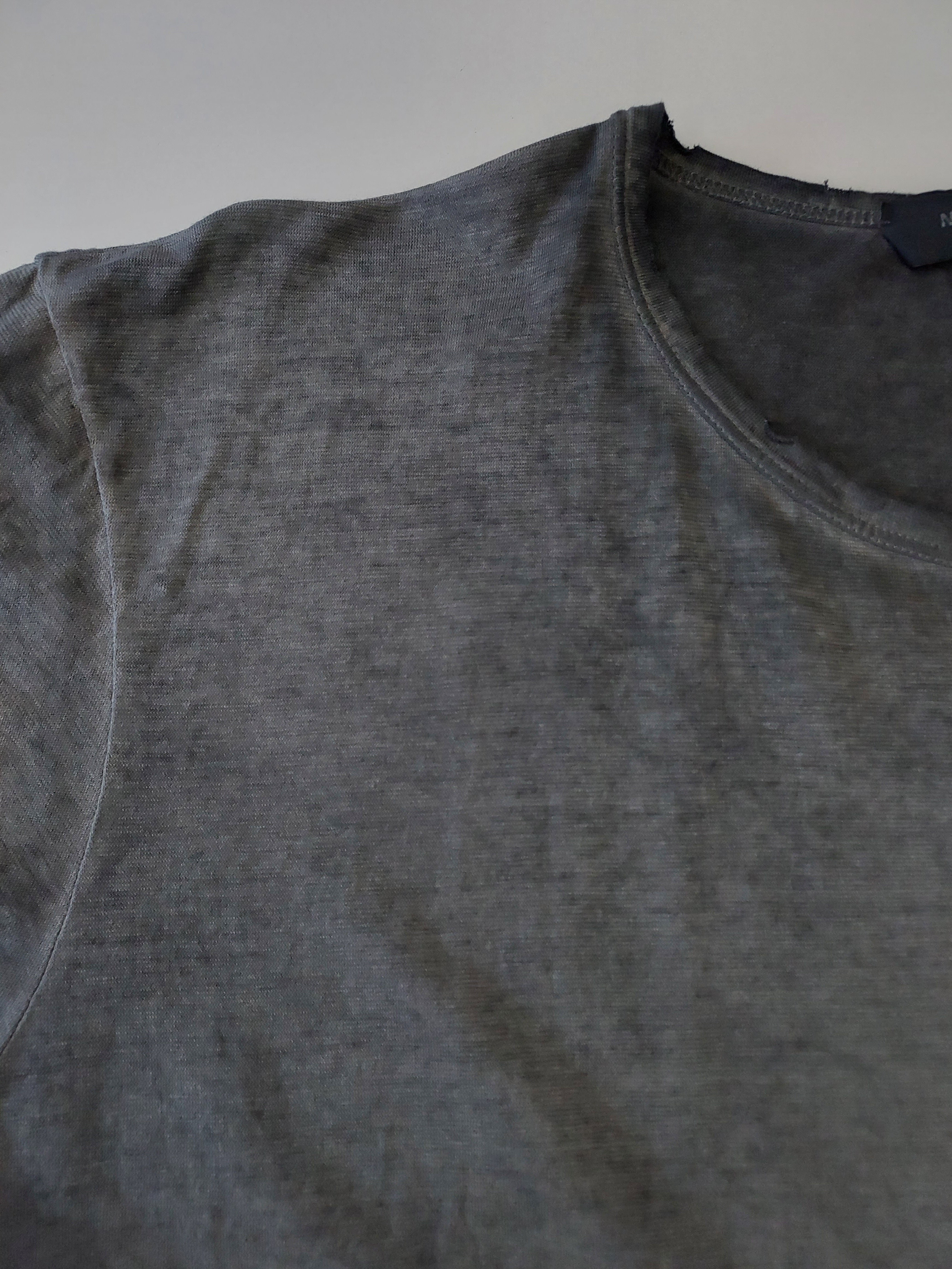 Maglietta cotone 100% uomo MTH069 taglio vivo