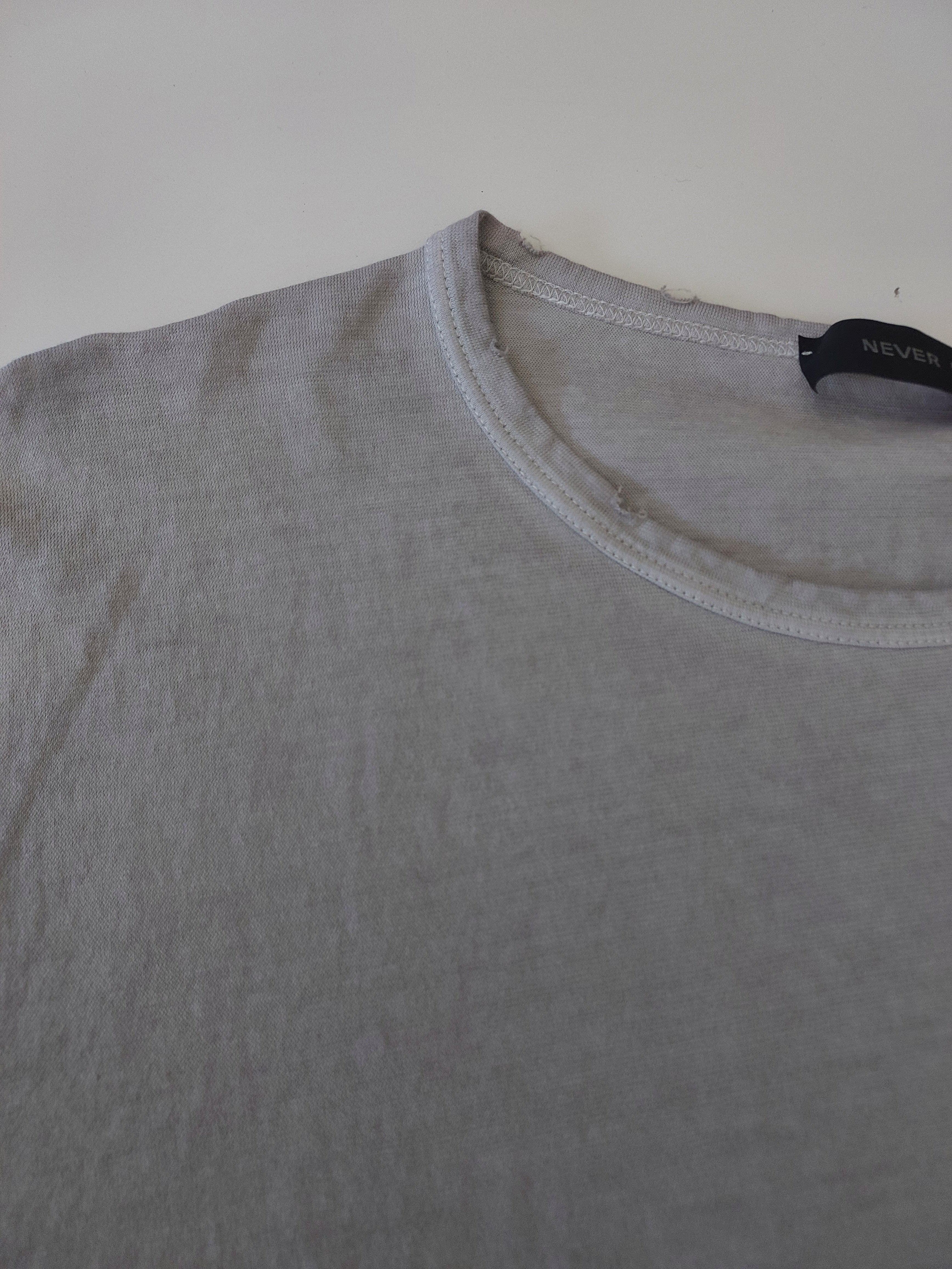 Maglietta cotone 100% uomo MTH069 taglio vivo