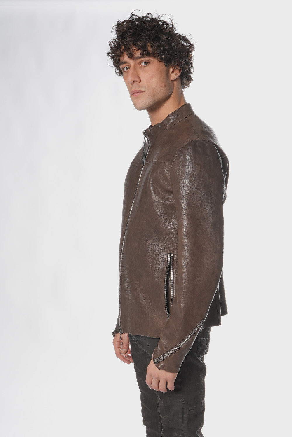 Leather jacket MJL025